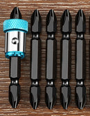 Bits for Screwdriver Alloy Magnetic Ring Electric  Screwdriver Bits Anti-corrosion Strong Magnetizer Screwdriver Drill Bit Set