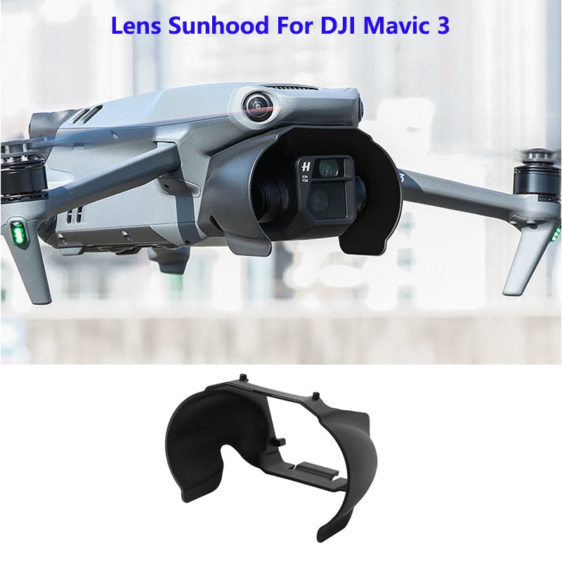 For DJI Mavic 3 Lens Hood Gimbal Protective Cap Anti-glare Lens Cover Sunhood Shade for DJI Mavic 3 Drone Accessories