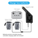 3 in 1 Car Charger Mavic Air 2S Car Charger Battery Charging USB Port Remote Control Charge For DJI Mavic Air 2 Charger Hub