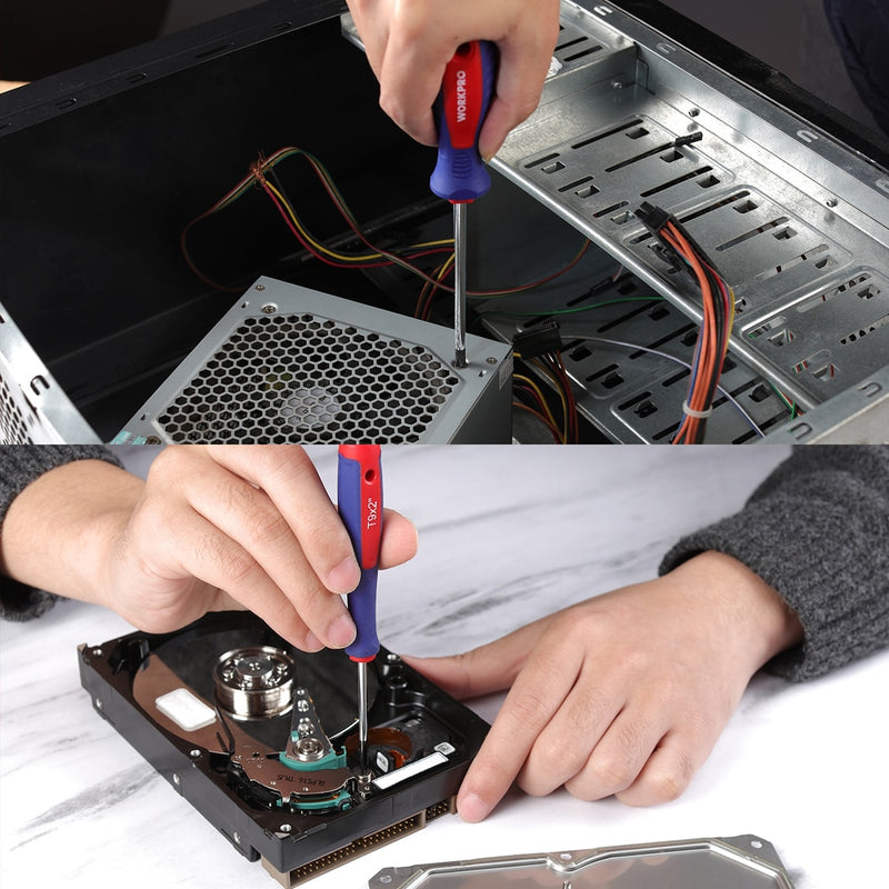 WORKPRO 45PC Screwdriver DIY Tools Set Precision Screwdrivers Bits Hand Tool Set Workshop Phone Repair Tools Kit fast shipping