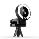 BOSIRUN 2022 Webcams, Camera Computer, LED Webcams with Microphone and Ring Light, Streaming QHD 2K/1080P 30fps, 3-Color Temperature/Brightness, Auto Focus，Plug and Play, for Laptop, MacBook, PC