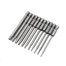 3/7/11PCS 75mm S2 Alloy Steel Torx Screwdriver Bits Tool Set 1/4 Hex Torx Socket Set Handle Tools Electric Screw Driver Set