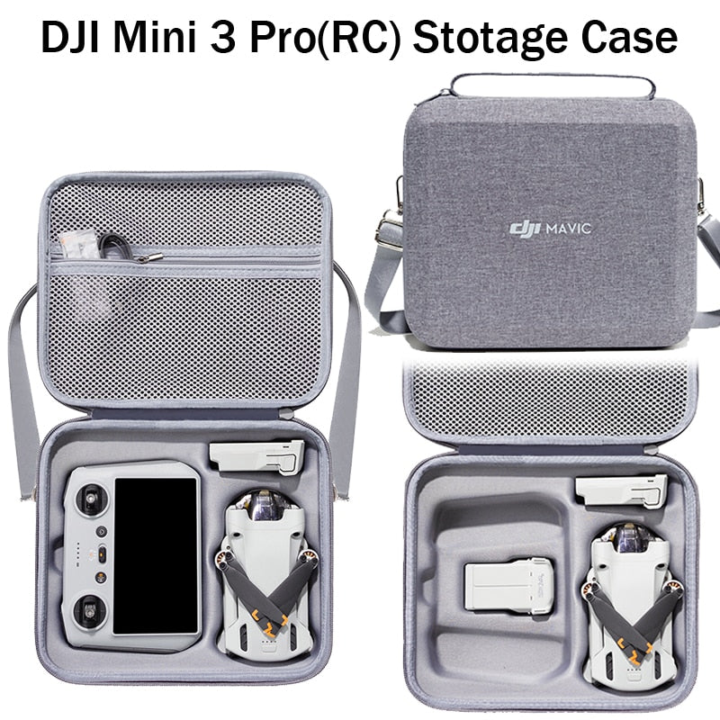 Storage Box for DJI Mini 3 Pro All-in-One Shoulder Bag Carrying Case for DJI Mini 3 Pro RC&RC N1 Protective Box Accessories