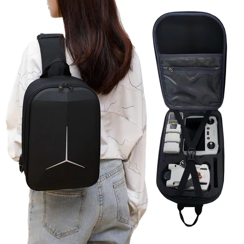For DJI Mini 3 Pro Bag Storage Backpack Messenger Chest Bag Portable F