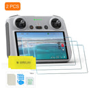 2 PCS 9H HD Tempered Glass Film For DJI Mini 3 Pro RC Remote Control With Screen Protective Cover Film Drone Accessories