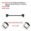 Data Cable OTG Remote Controller to Phone Tablet Connector Micro USB TypeC IOS Extend for DJI Mavic MINI/MINI SE/Pro/Air/Mavic 2
