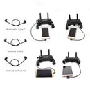 Micro-USB to Lightning/TYPE-C/Micro-USB Data Cable Smartphone Tablet 15/30cm Line For DJI MAVIC MINI/ SE/MAVIC 2/MAVIC AIR/Spark