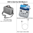 STARTRC Shoulder Bag for DJI Mavic 3 Drone Accessories Storage Bag PU Watertight Case Handbag Large Capacity Mavic 3 Backpack