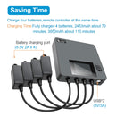 Intelligent Charger LED Screen Charging Hub for DJI Mini 3 PRO Drone Battery Remote Control Accessories Fast Charge 6IN1 Charger