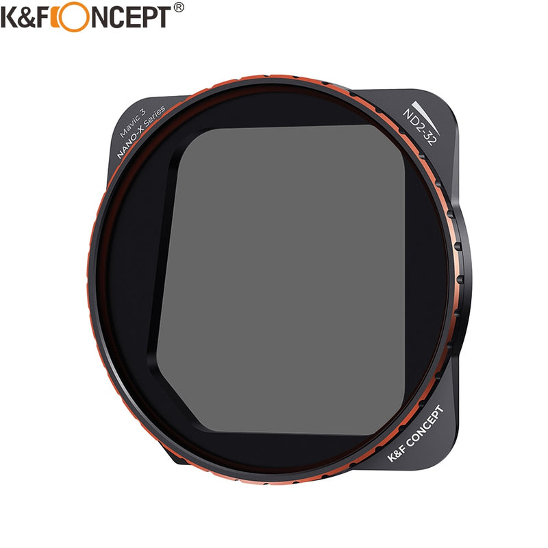 K&F Concept ND2-32 DJI Mavic 3 Camera Lens Filters Variable ND HD Filter 5 Stop with 28 Layer Neutral Density