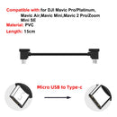 Data Cable OTG Remote Controller to Phone Tablet Connector Micro USB TypeC IOS Extend for DJI Mavic MINI/MINI SE/Pro/Air/Mavic 2