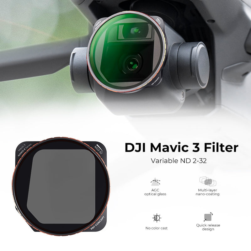  K&F Concept ND UV CPL Filters Kit Compatible with DJI
