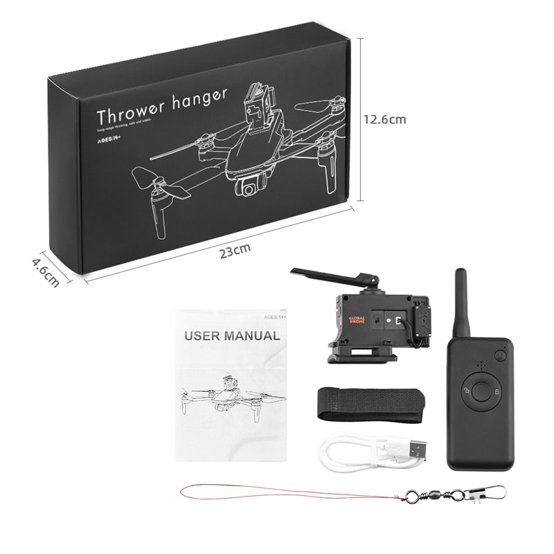 Thrower for DJI Mavic 3/Maivc 2 Pro Mini Air 2S/Mini 3 Pro FIMI X8 SE 2020 Delivery Parabolic Drone Airdrop System