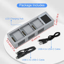 For DJI Mavic 3 USB Battery Charger Drone Flight Battery Fast Charger USB Charging Hub With Digital Display Drone Accessories