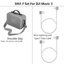 STARTRC Shoulder Bag for DJI Mavic 3 Drone Accessories Storage Bag PU Watertight Case Handbag Large Capacity Mavic 3 Backpack