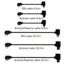 Data Cable OTG Remote Controller to Phone Tablet Connector Micro USB TypeC IOS Extend for DJI Mavic MINI/MINI SE/Pro/Air/Mavic 2