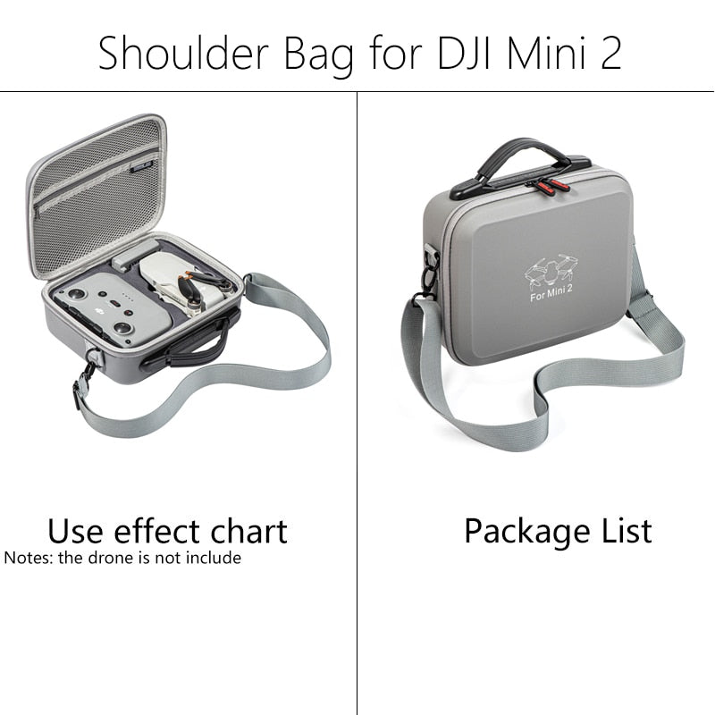 DJI Mini 2 Storage Bag Handbag PU Shoulder Bag Portable Carrying Case Waterproof Box For DJI Mavic Mini 2 3 SE Drone Accessories