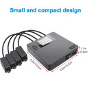 6 in 1 Battery Charger for DJI Mini 3 Pro Drone Digital Display Battery Butler Remote Control Smartphone Charging Hub