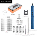Cordless Electrical Screwdriver Mini Power Tools 3.6V Rechargeable Multifucntion Power Drill With 88pcs Bits Kits Set Household