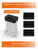 3Pcs for DJI Mini 3 Charger Port Protector Cover Battery Dust proof Anti-touch Water proof For DJI Mini 3 Pro Drone Accessories