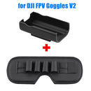 for DJI Avata/FPV COMBO Storage Pad for DJI FPV Goggles V2 Lens Protector Cover Protection Antenna Storage Holder Drone Glasses