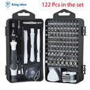 122pcs In Professional Screwdriver set for iphone Magnetic Bits Screwdriver Multifunctional tool Mini hand Tools Case for Repair