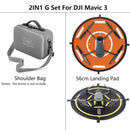 STARTRC Shoulder Bag for DJI Mavic 3 Drone Accessories Storage Bag PU Watertight Case Handbag Large Capacity Mavic 3 Backpack