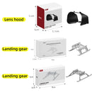 Lens Cover for DJI Mini 3 Pro/Mavic Mini/Mini 2/Mini SE Drone Protection Cap Dust-proof Cap Lens Hood Sunshade Drone Accessories