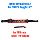 for DJI Avata/FPV COMBO Storage Pad for DJI FPV Goggles V2 Lens Protector Cover Protection Antenna Storage Holder Drone Glasses