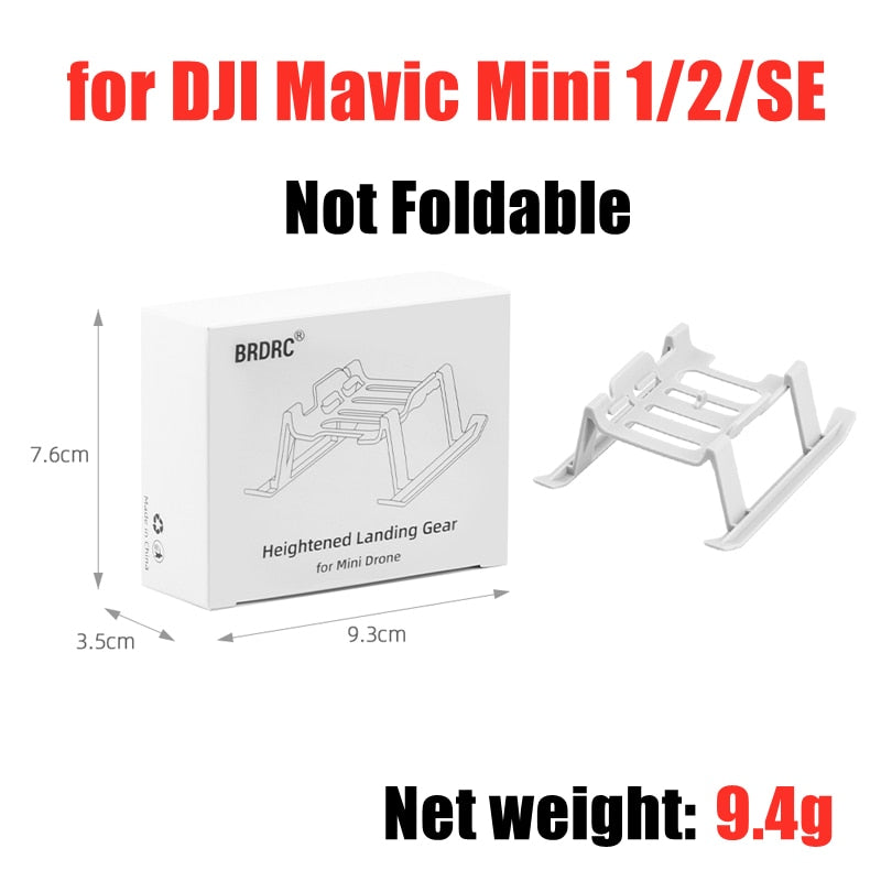 Quick Release Landing Gear for DJI Mavic Mini 1/2/SE/MINI 3 PRO Drone Height Extender Long Leg Foot Protector Stand Accessory