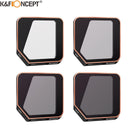 K&F Concept DJI Mavic 3 Camera Lens Filters ND4 ND8 ND16 ND32 ND64 ND128 ND256 ND512 4pcs Filter kits for DJI Mavic 3