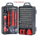 122pcs In Professional Screwdriver set for iphone Magnetic Bits Screwdriver Multifunctional tool Mini hand Tools Case for Repair