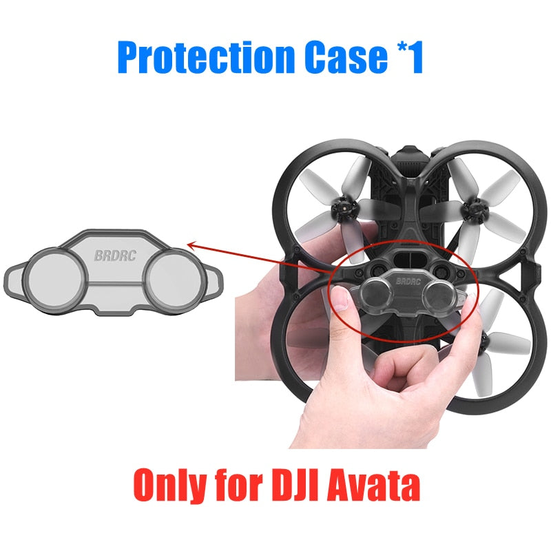 for DJI Avata/FPV COMBO Storage Pad for DJI FPV Goggles V2 Lens Protector Cover Protection Antenna Storage Holder Drone Glasses
