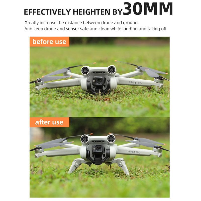 Mavic mini 3 Landing Gear For DJI Mini 3 Pro Drone Extension Protector Increased Height for DJI Mini 3 Pro Drone Accessories
