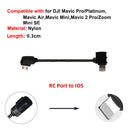 Data Cable OTG Remote Controller to Phone Tablet Connector Micro USB TypeC IOS Extend for DJI Mavic MINI/MINI SE/Pro/Air/Mavic 2
