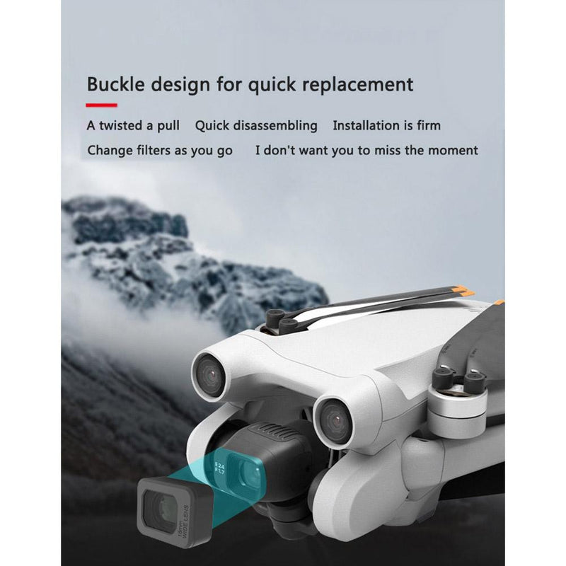 External Wide-angle Lens Filter Compatible For Dji Mavic Mini 3 Pro Mini 3 Magnifier Drone Accessories