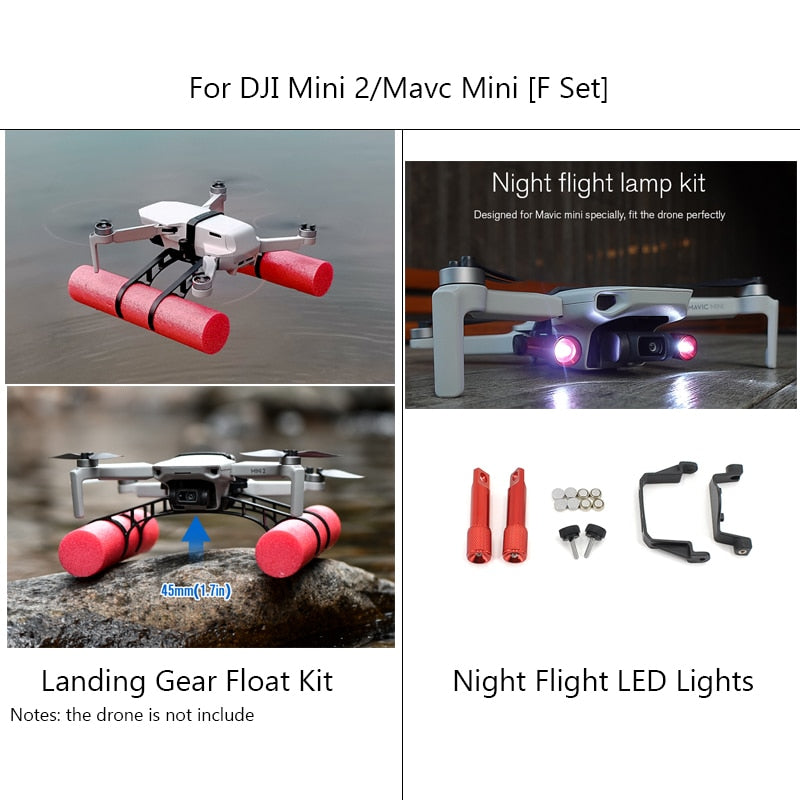  STARTRC Mini 3 Pro Landing Gear,Water Landing Gear Training Kit  Floating Holder for DJI Mini 3 Pro Accessories : Toys & Games